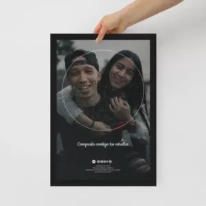 Mapa estelar con foto personalizada