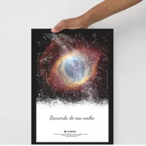 Mapa estelar Nebulosa Helix