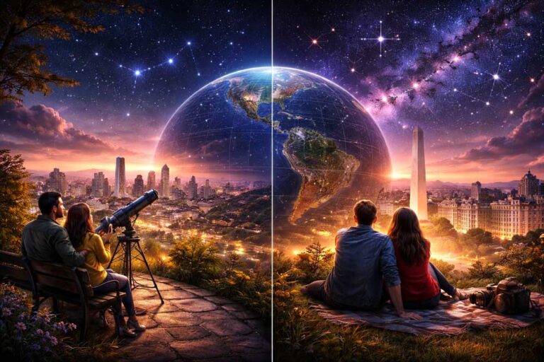 Cómo la ubicación afecta a la observación del cielo: por qué no ves las mismas estrellas en todos lados