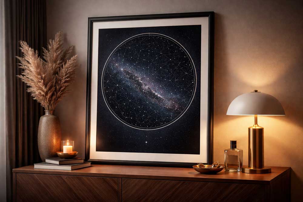 Mapa estelar como regalo: una forma única de convertir un momento en recuerdo