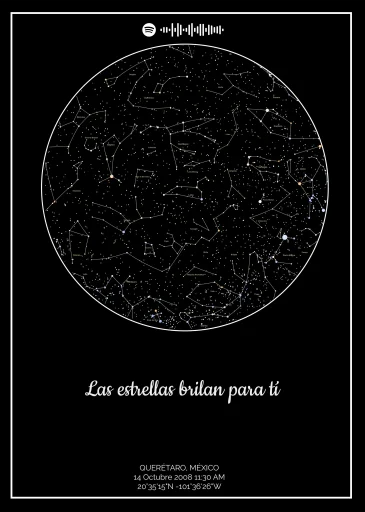 Poster De Estrellas Versión Sencilla
